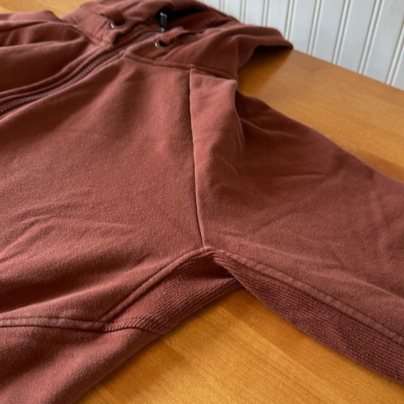 Athleta Rust Zip-up Hooded Sweatshirt - Picture 9 of 9